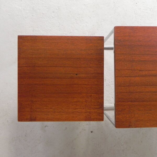 Ensemble de 3 tables d'appoint, ensemble mimi, années 1960