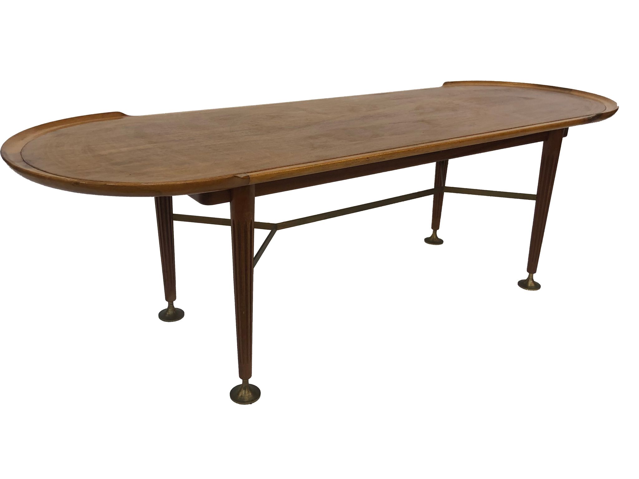 Vintage wooden coffee table, A.A. Patijn for Zijlstra Joure, 1950s