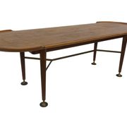Vintage wooden coffee table, A.A. Patijn for Zijlstra Joure, 1950s