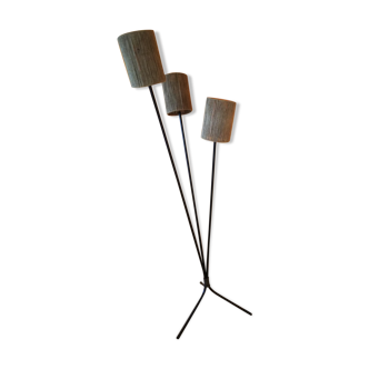 Lampadaire tripode vintage