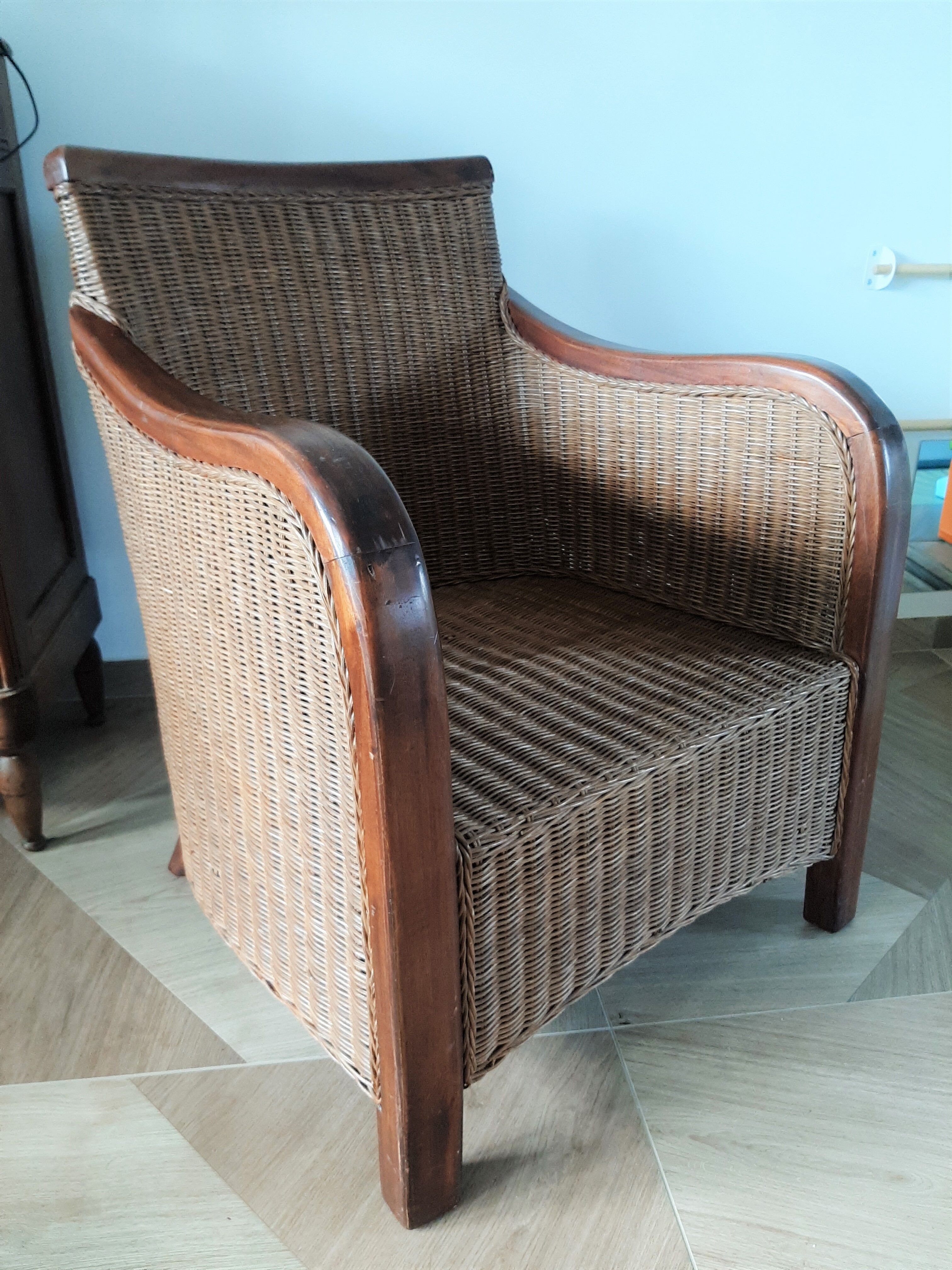 Fauteuil rotin