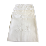 8 napkins, monogram