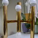 Wall light from Sciolari tubes 6 fires 60s