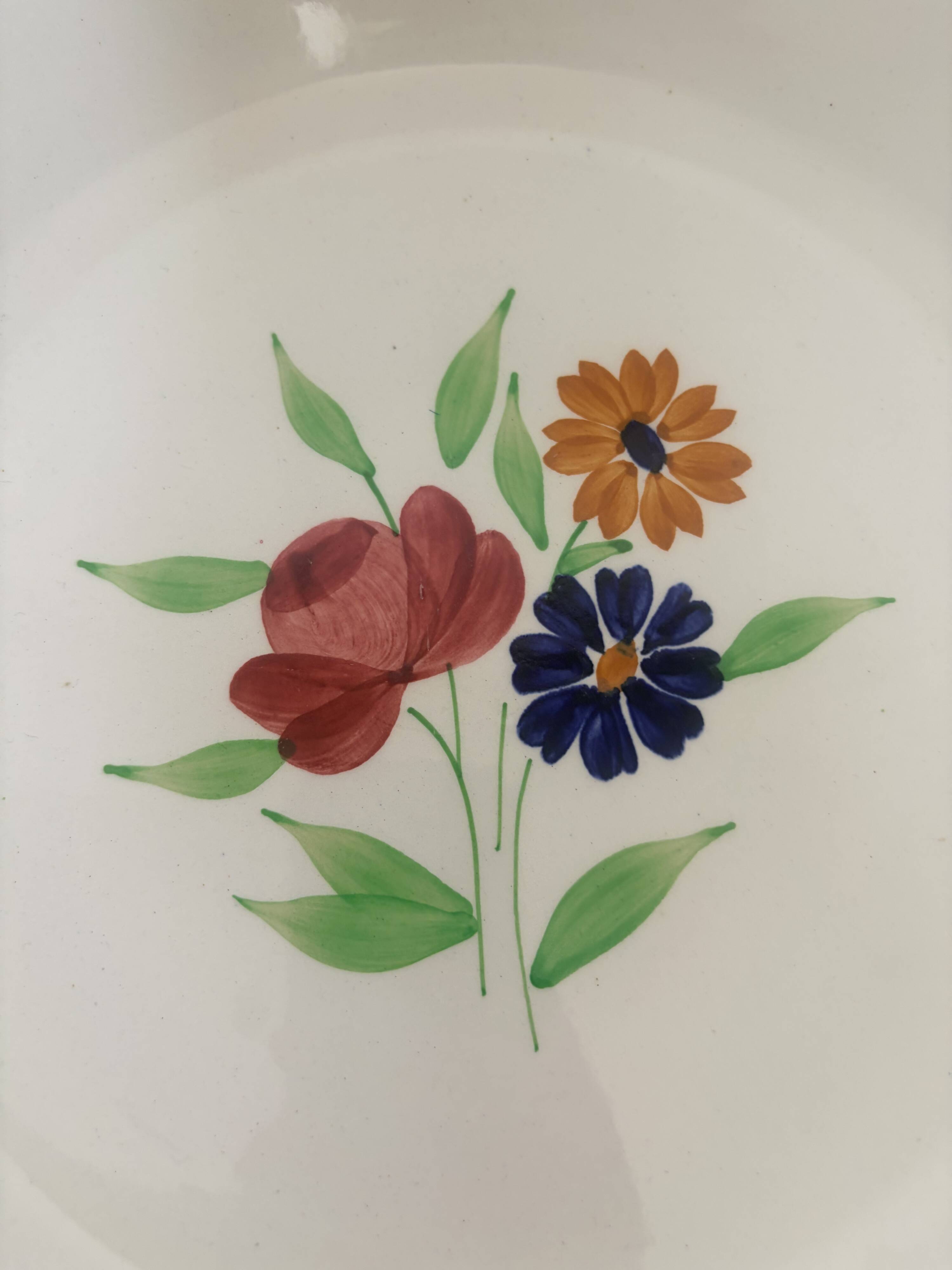 Plat de service rond et creux Badonviller 210396
