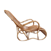 Fauteuil lounge en rotin