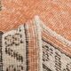 Pale Red & Brown Large Antique Turkish Rug, 157x299Cm