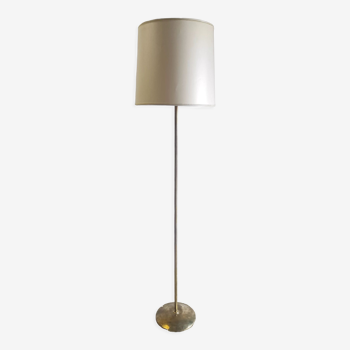 Lampadaire en laiton massif design minimaliste – années 50/60