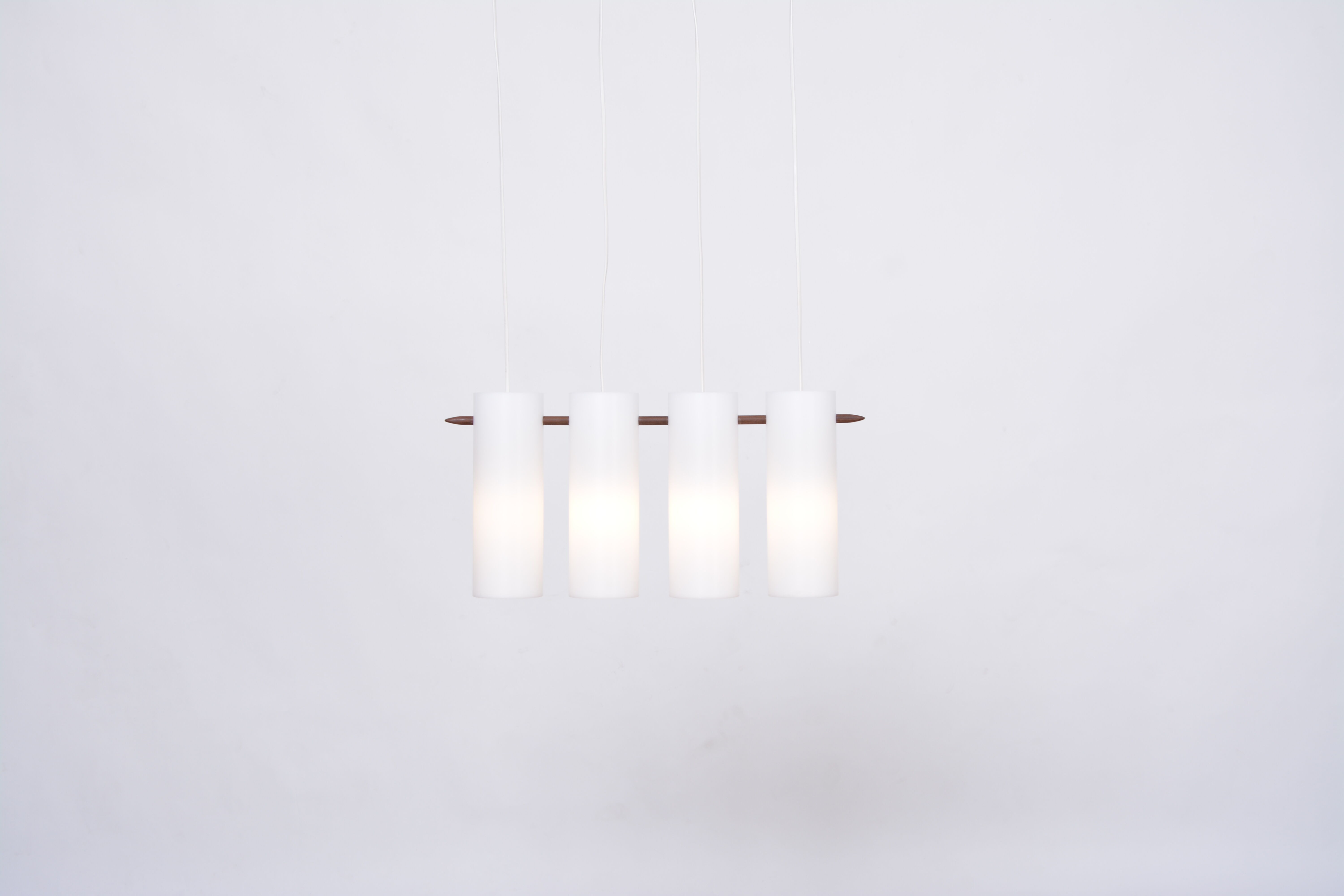 Swedish Mid-Century Modern pendant lamp model 538 by Uno & Östen Kristiansson for Luxus