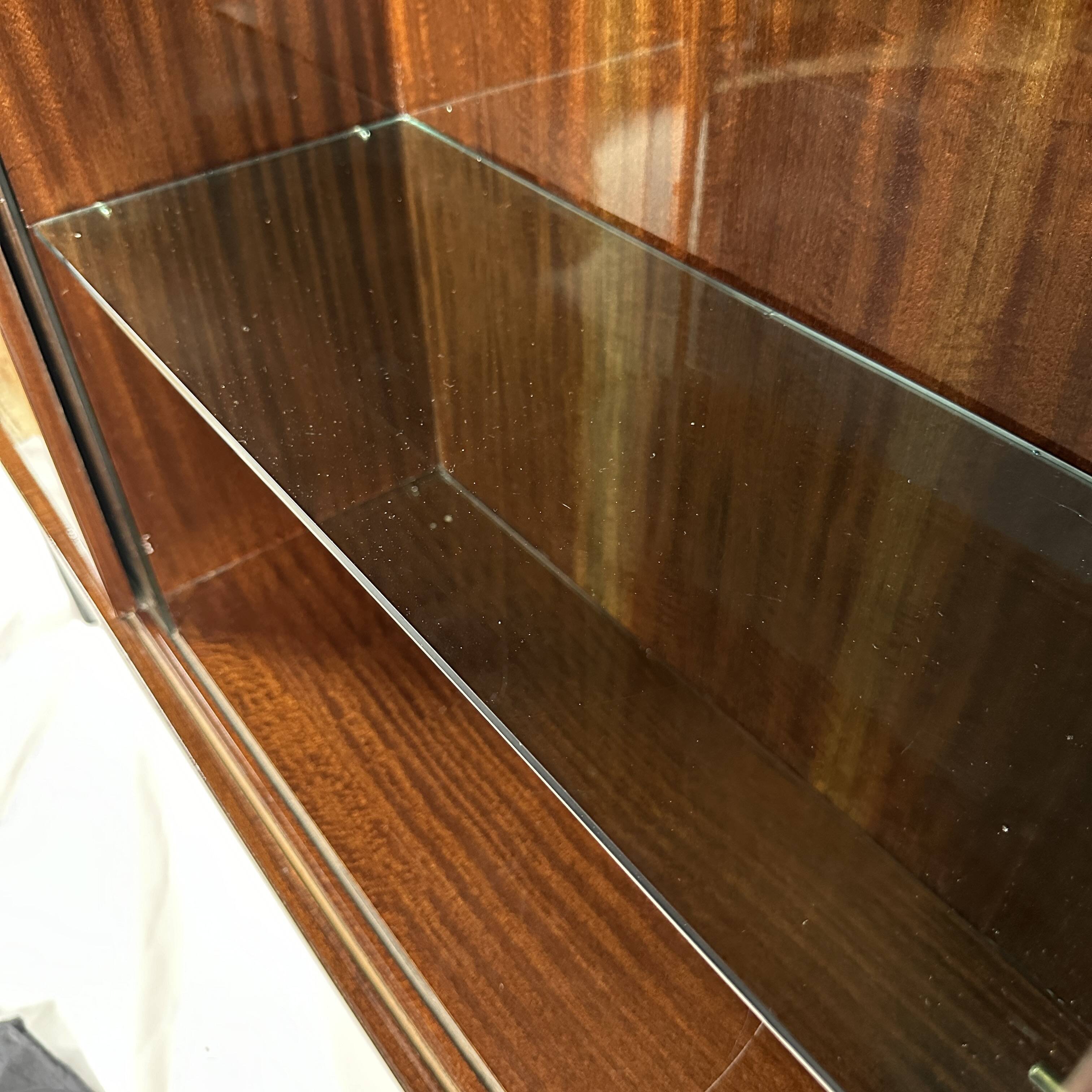 Vintage Violetta display cabinet – modernist design, 1960s