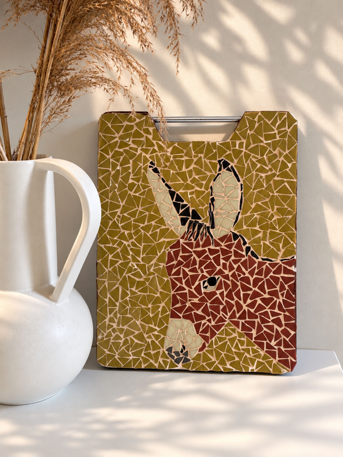 Vintage decorative mosaic chopping board