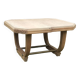 Art deco table from the 1930s in raw cherry wood