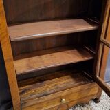 Provençal walnut display case