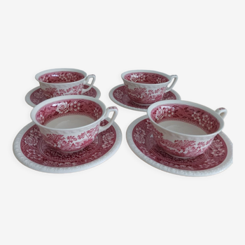 4 tasses à café et 4 sous-tasses Rusticana Villeroy et Boch