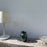 Vintage iridescent ceramic vase