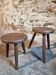 Pair of 1960s beechwood stools