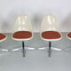 Set de 4 chaises de Charles & Ray Eames pour Herman Miller, 1960