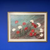 Vintage carnation painting