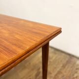 Extendable Mid Century Teak Dining Table with pull out leaves, Denmark, 1950s