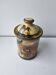 Covered stoneware ceramic pot - Signed Monogram BV (signature to be identified)