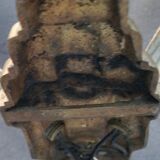 Art Deco wall lamp 30s in bronze