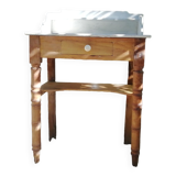 Marble and pine dressing table
