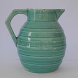 Blue-green pitcher in Orchies earthenware