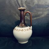 Saint Uze sandstone pitcher 1900s 19.5cm Old vintage steel earth