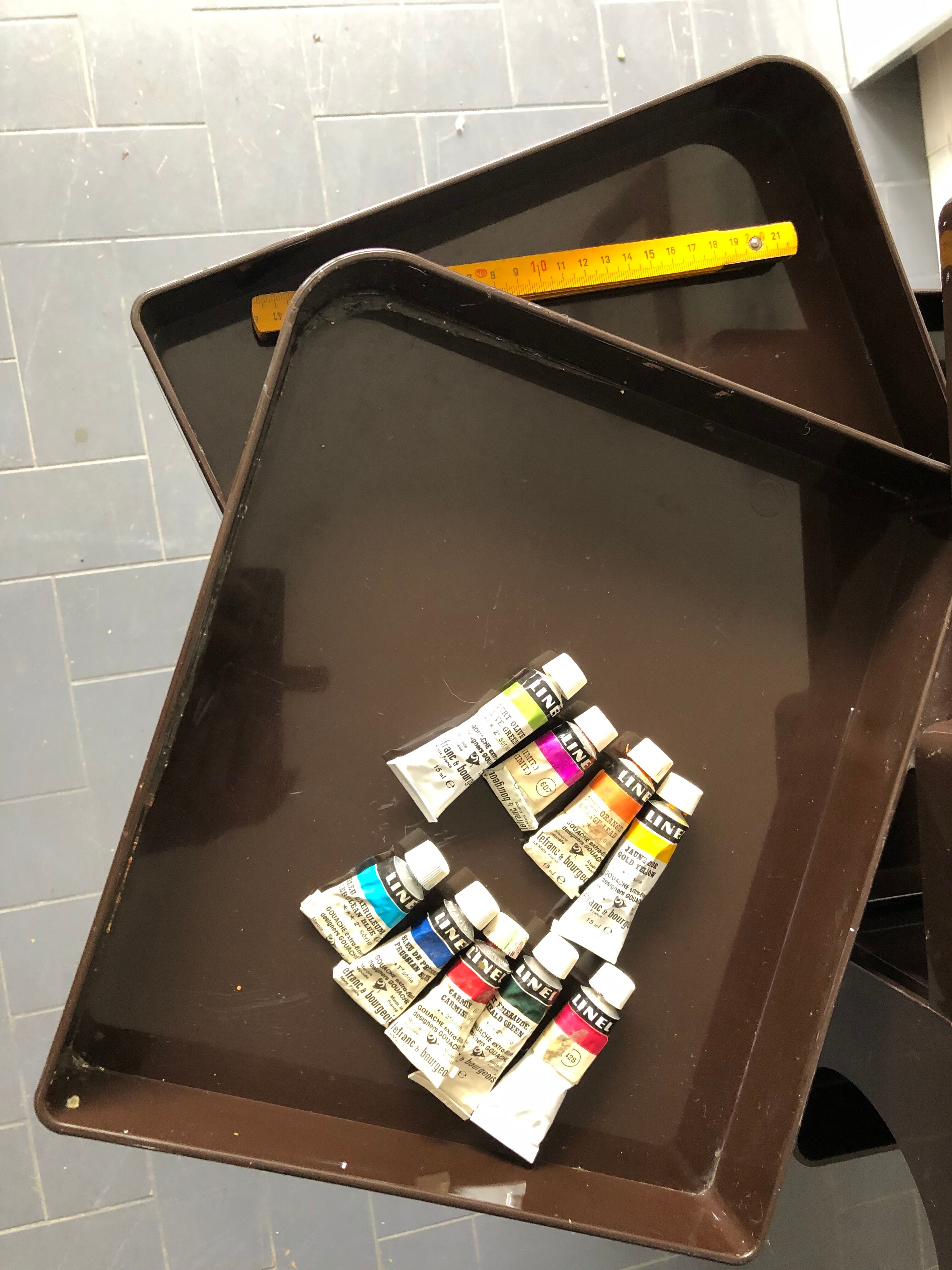 Serving table Boby, by Joe Colombo, design 70