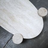 Vintage travertine coffee table