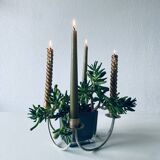 4 branch candle holder