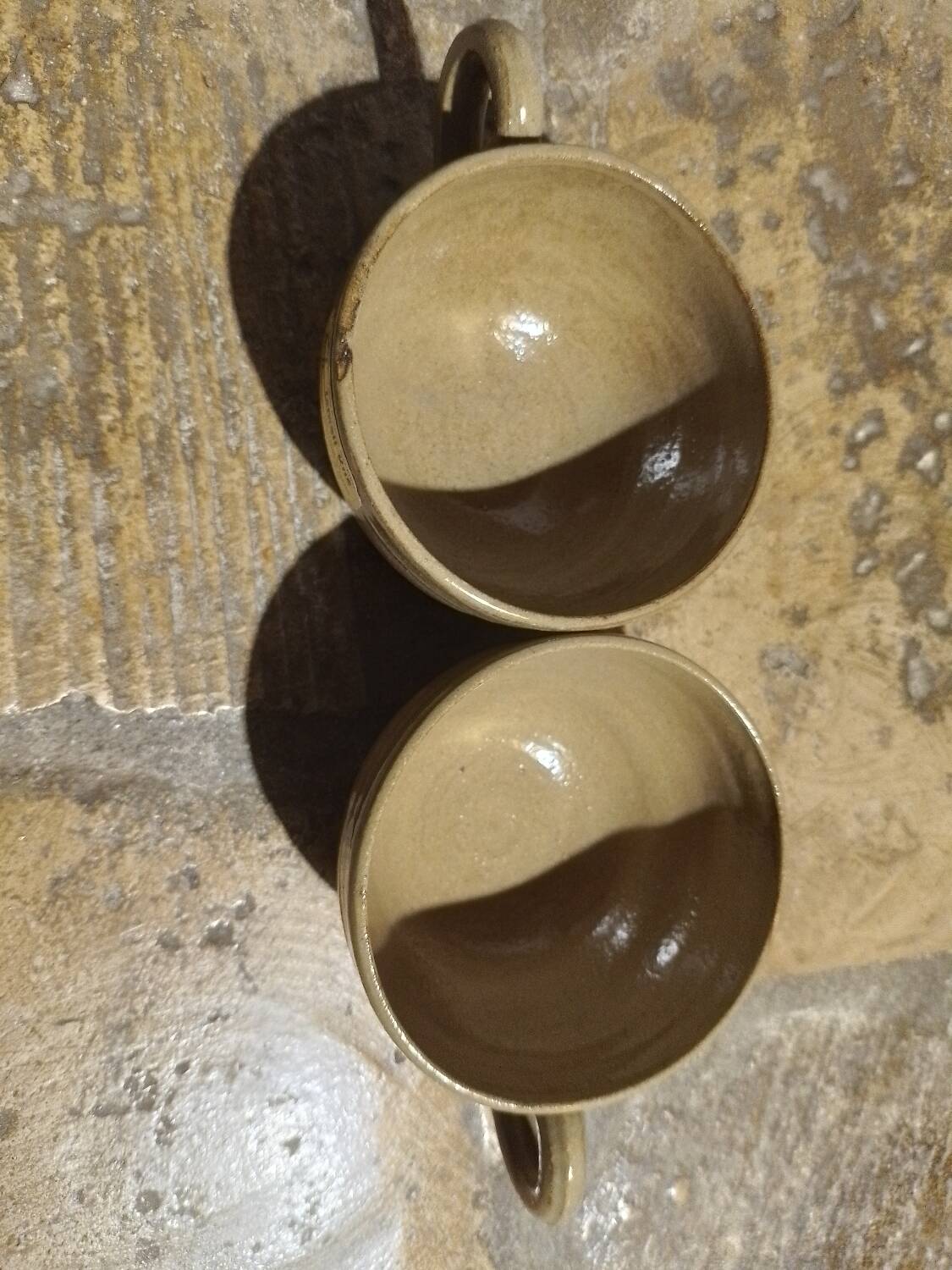 Large Vintage Stoneware Mugs