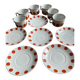 Tasses vintage en porcelaine allemande