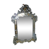 Baroque mirror murano eglomized height 166 x 110 early twentieth