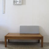 Table or bench in solid elm from Maison Regain