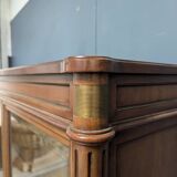 Louis XVI style cherry wood display case