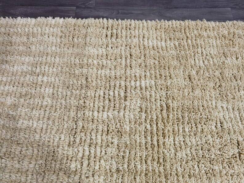 Tapis berbère en laine naturel 250/150cm