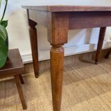 Antique solid wood bistro table