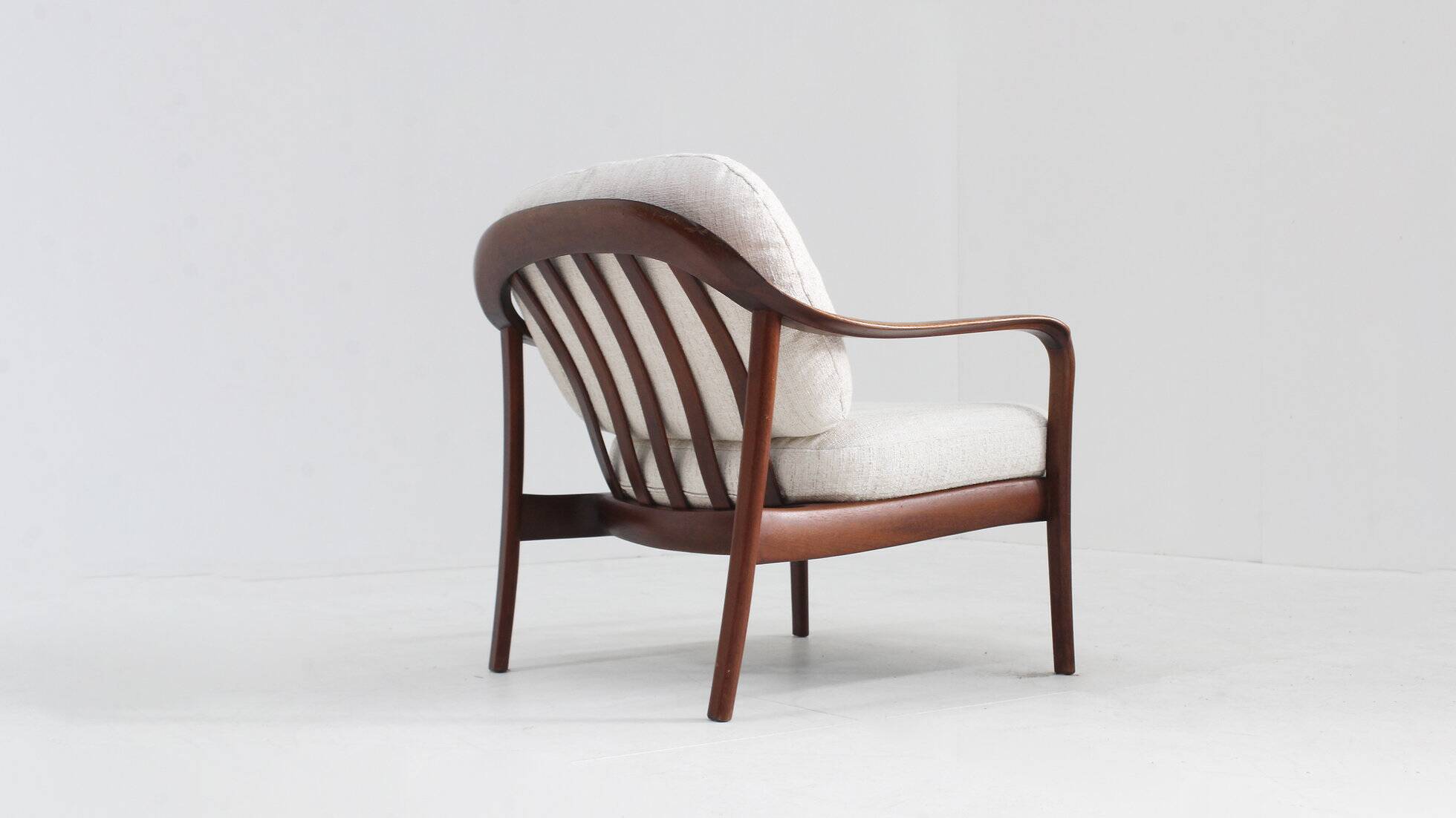 Set of 2 vintage Danish mid-century armchairs 1960s