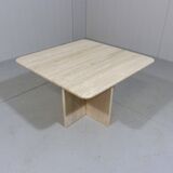 Travertine coffee table side table 1970’s