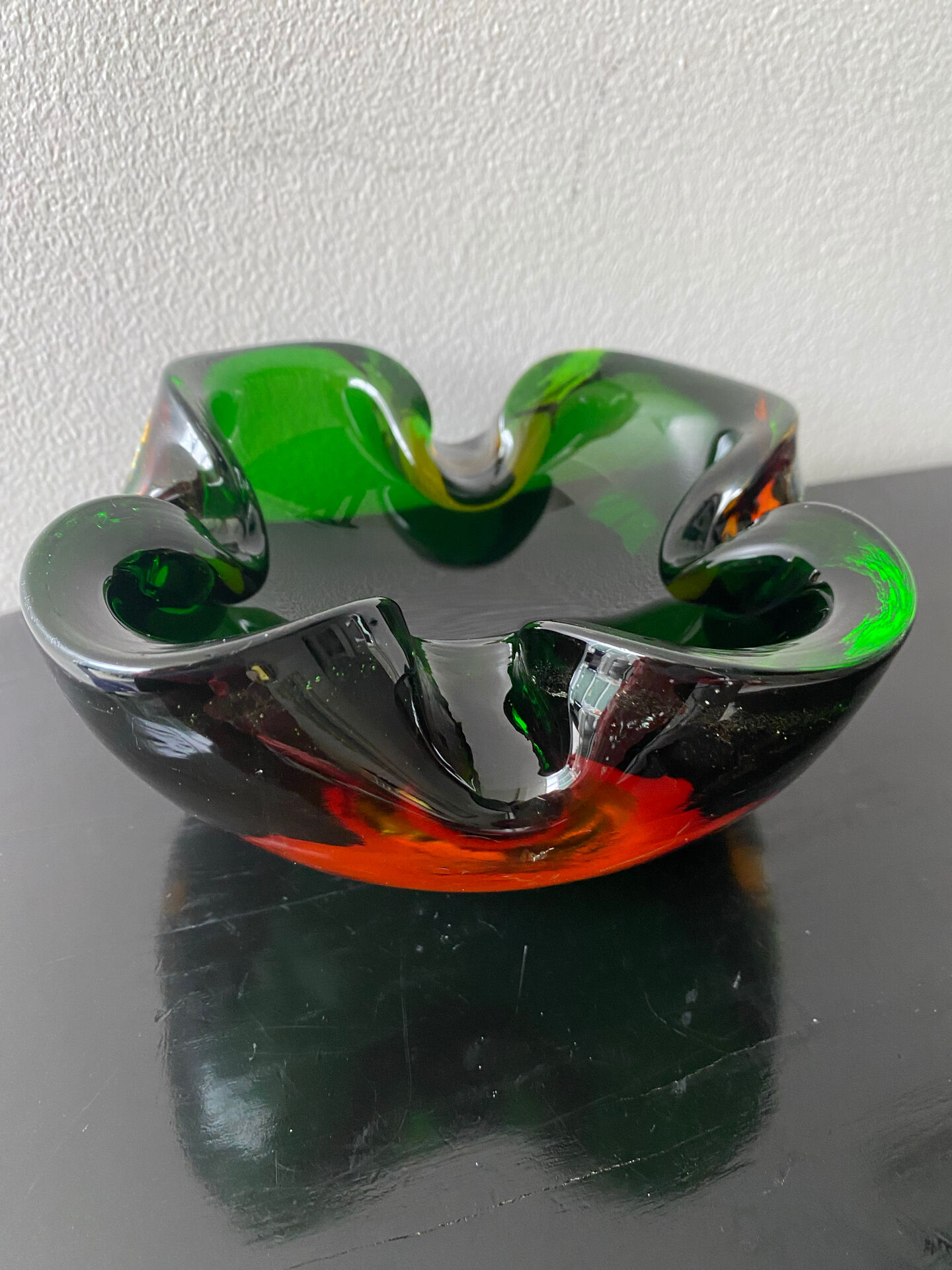 Murano Sommerso Ashtray by Flávio Poli