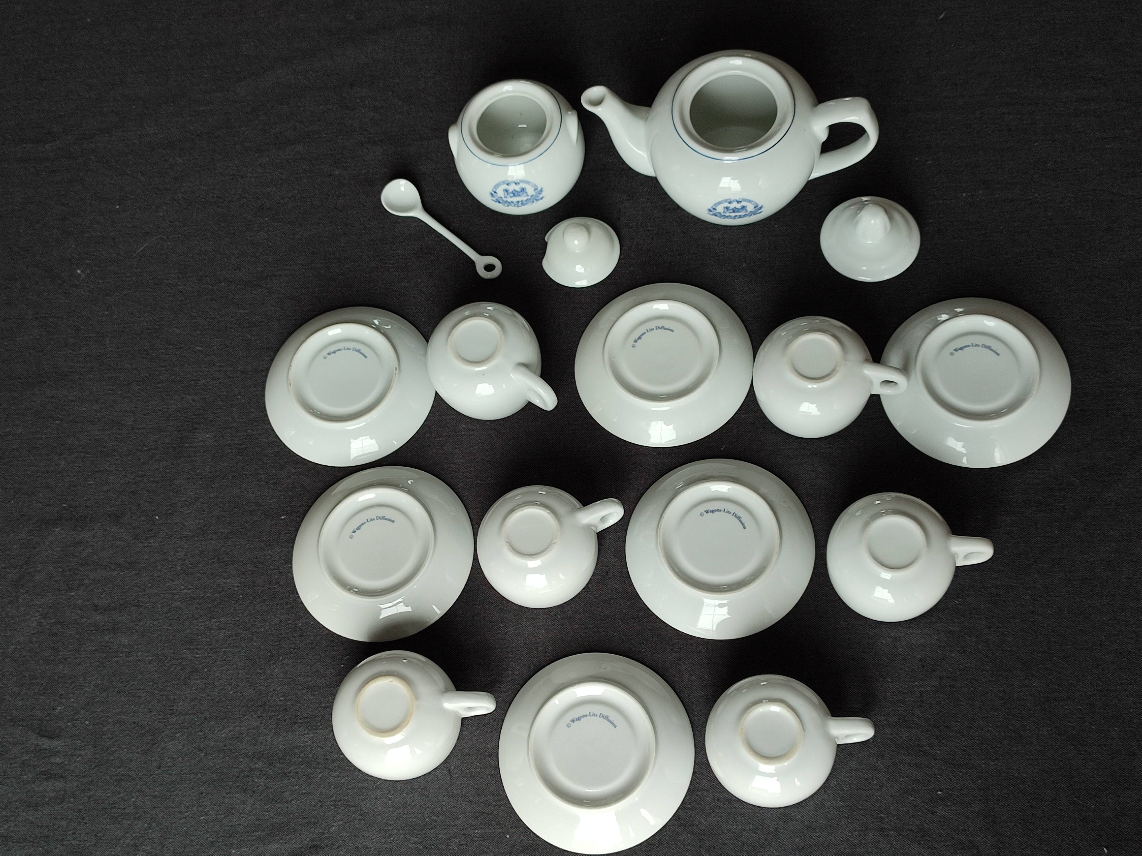 Vintage tea/coffee service Compagnie Internationale des Wagon Lit-Orient Express.