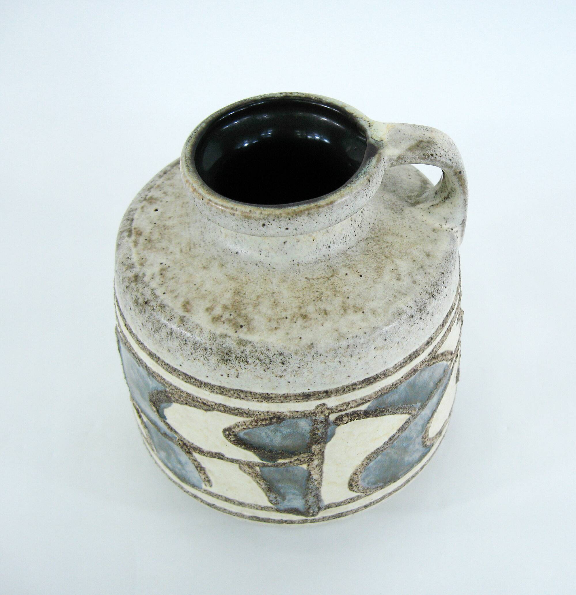 VEB Haldensleben GDR ceramic vase - vintage 60s