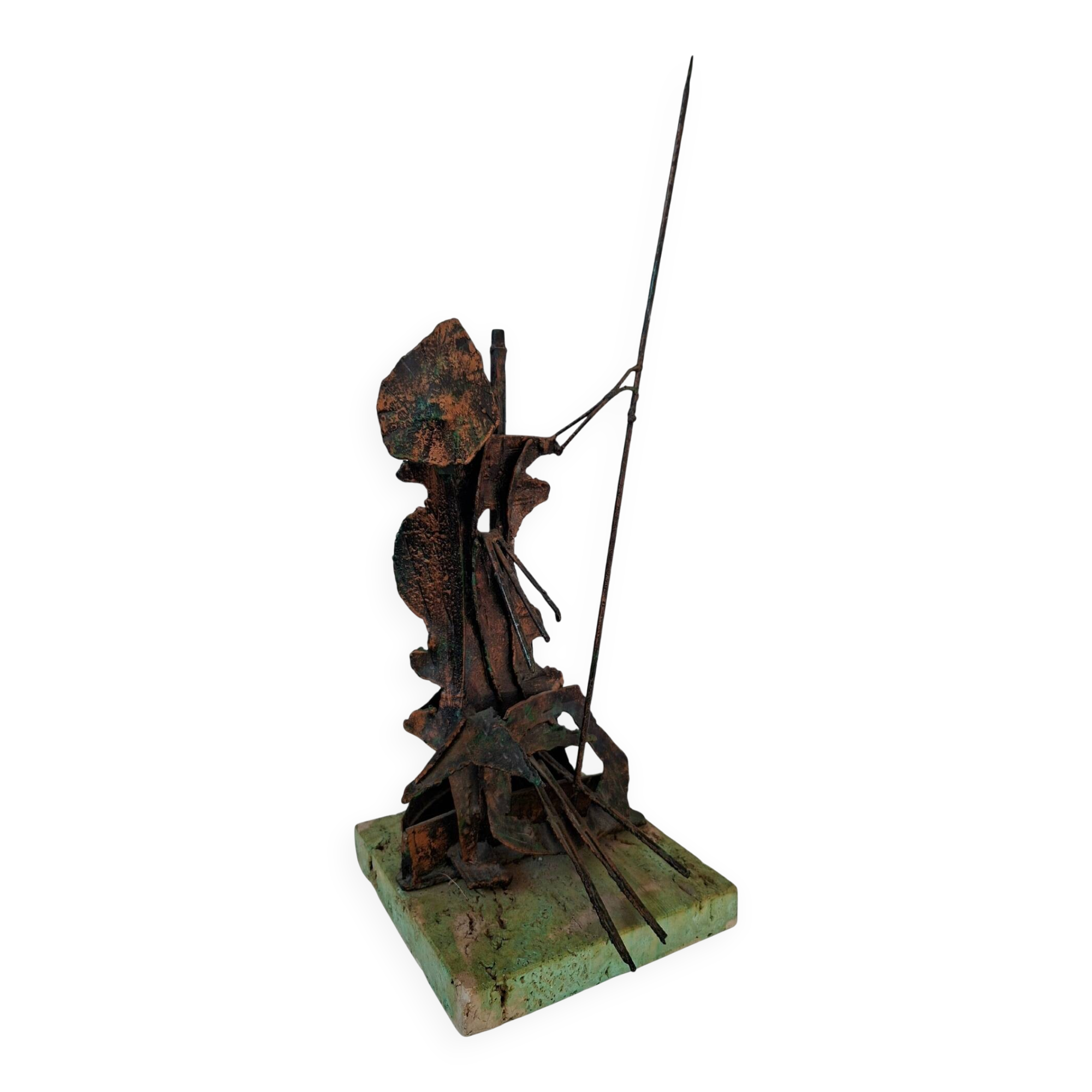 Scultura Brutalista "Don Chisciotte" in Rame – Un’Icona di Design Mid-Centu