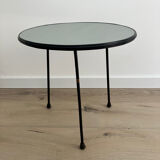 Metal tripod coffee table