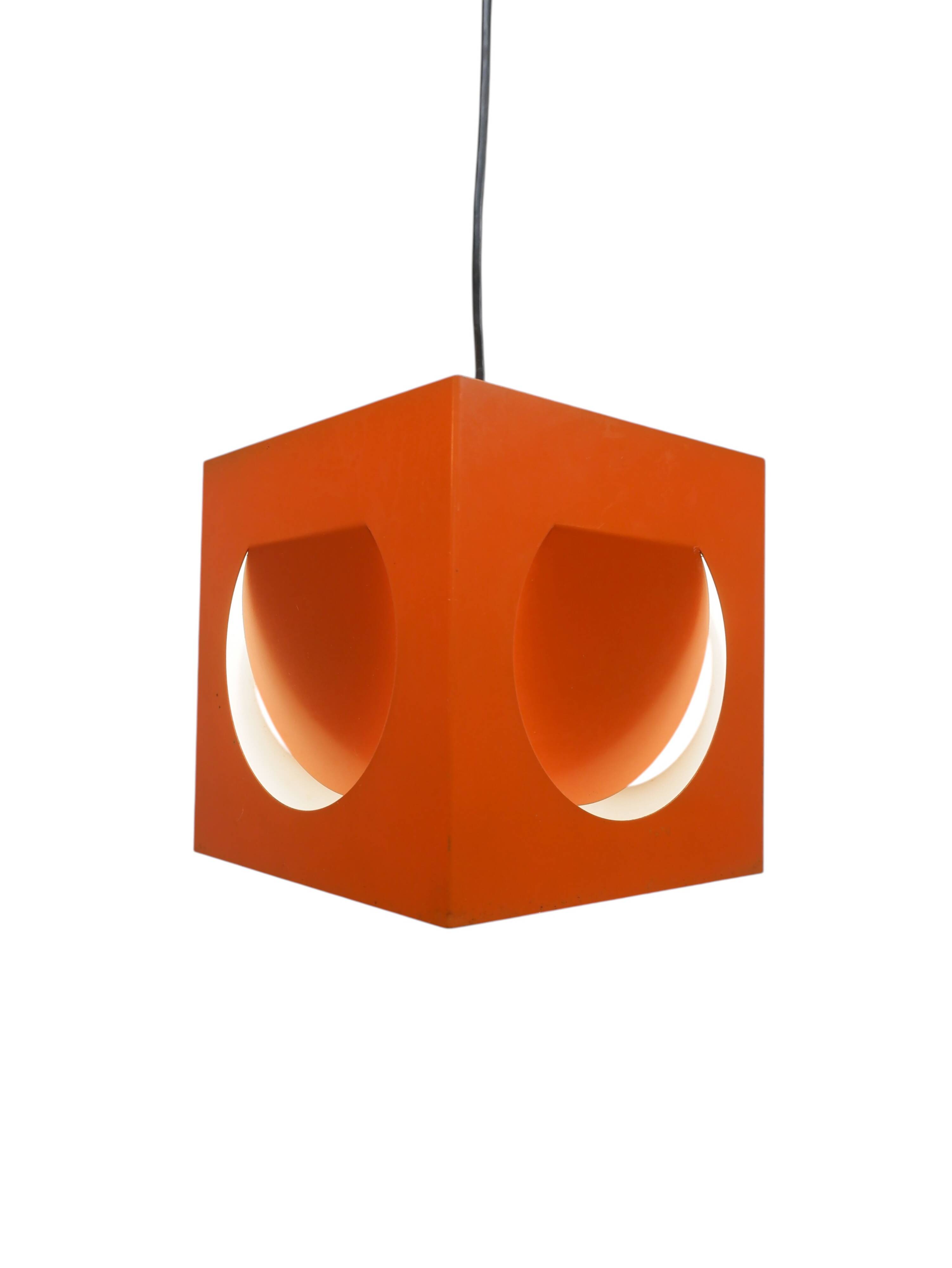 Cubist hanging lamp Stockmann Orno, 1960s