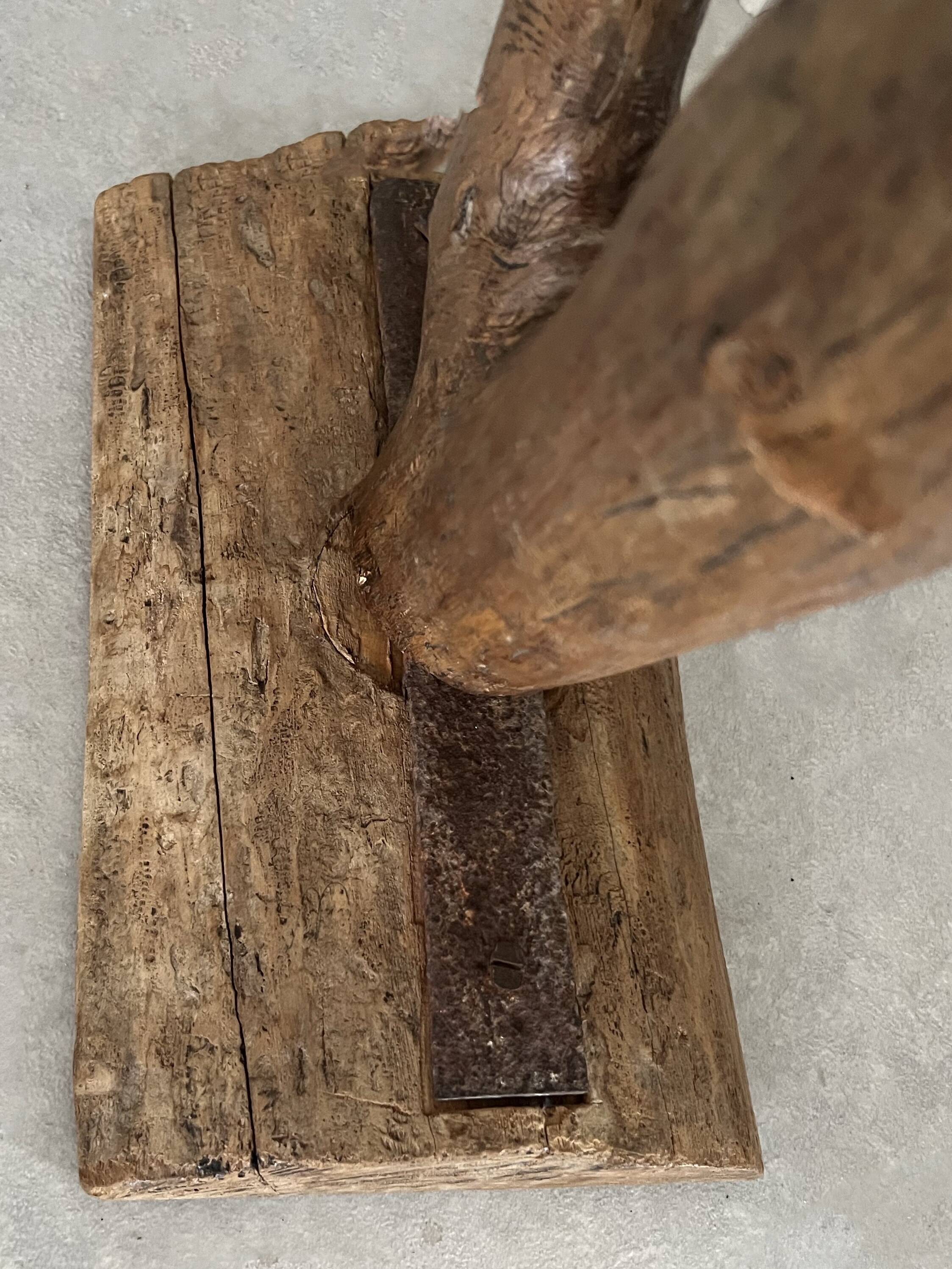 High French wooden side table