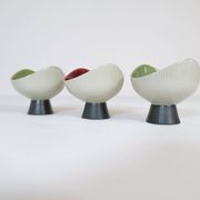 Mid-century modern set of 3 Bahia bowls by Carl-Harry Stålhane, Rörstrand, Sweden.