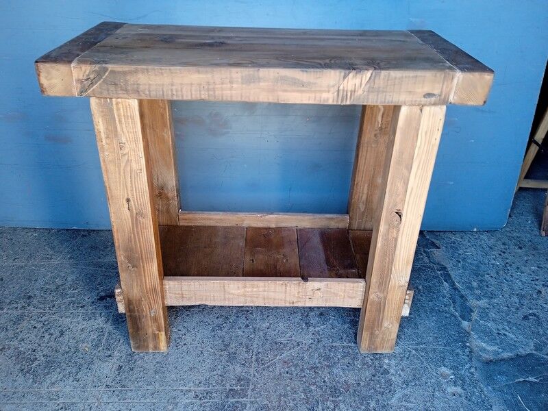 Solid wood worktable