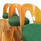 Set of chairs designed by A.Suman, Czechoslovakia, the 60s