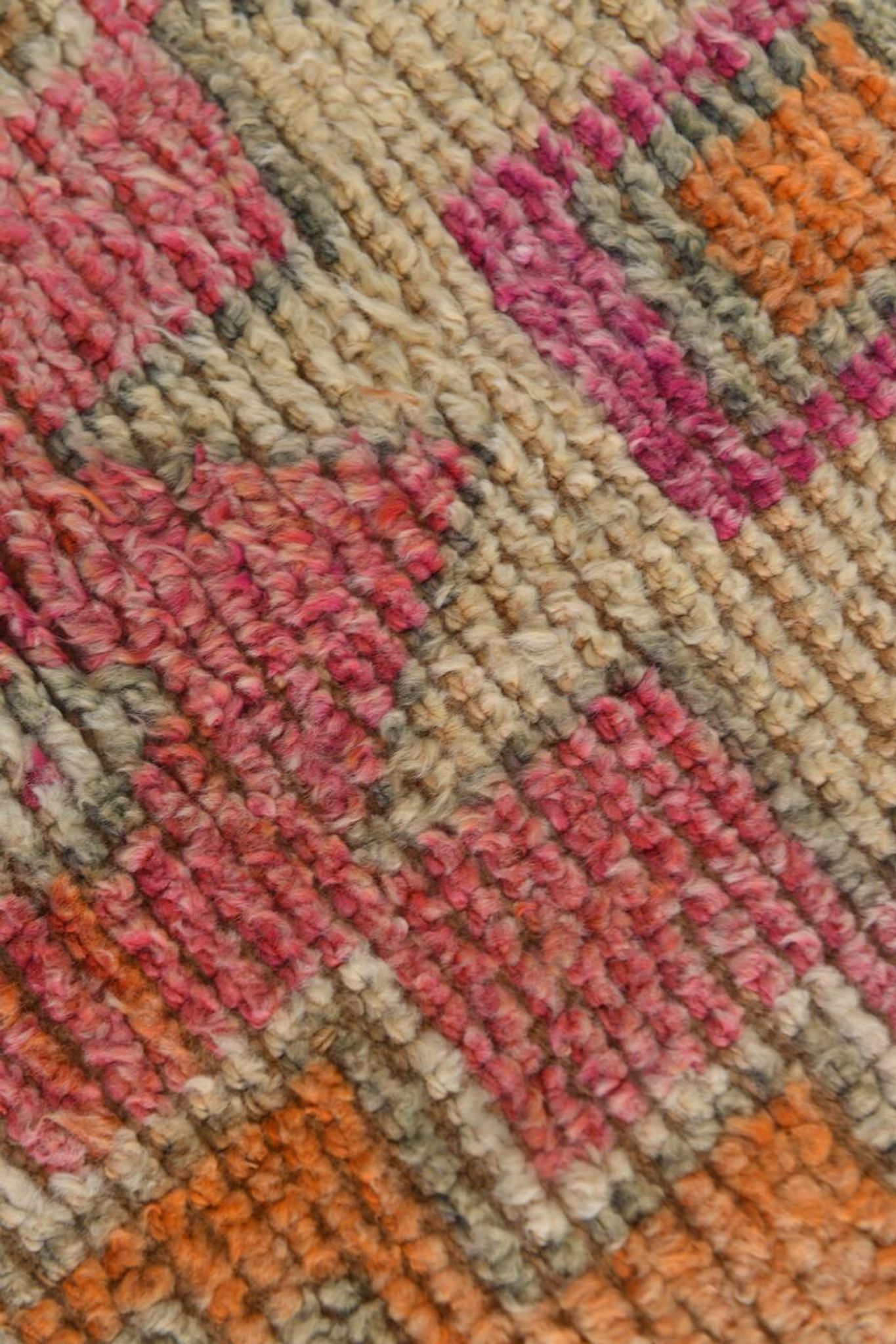 Pink Oriental Vintage Runner Rug, 86x309Cm